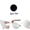 8pcs 10 inch Paper Honeycomb Balls Decorative Tissue Honeycomb Balls