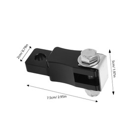 Gatuida Clutch Pedal Assembly Aluminum Gas and Brake Pedal Extenders Enhanced Control Fitment for 379 386 389