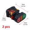 Antrader AC 600V 10A ON/Off Start Stop Momentary Push Button