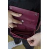 LEAS Travel-Line Belt Bag with Full Leather Trim Genuine Leather