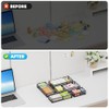 Marbrasse 5 Pack Desk Drawer Organizer Set with Adjustable Divider