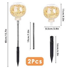 2-Pack Chicken Feeder, Chicken Toys for Hens with Spring and Ground Stake, Chicken Coop Accessories for Pecking and Foraging, Suitable for Hens, Ducks, Parrots