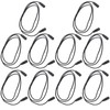 10 Sets 4mm Female to Female Banana Socket Test Lead