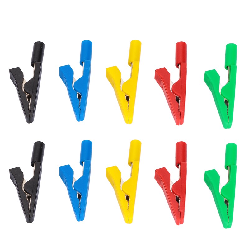 Electrical Wire Test Clips Clamps 30V‑60V Maximum10A 6mm/0.24in Open for
