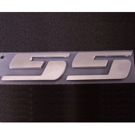 3pack OEM SS Emblems Badges 3D Logo Compatible with Silverado Series (Glossy Chrome)
