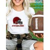 SAIXCCS 6pcs Football Iron on Patches, Helmet Chenille Patches for