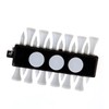 Tecno Pro Cross-Country Golf Tee Holder with 12 Tees &