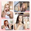 FASCINATE 10X Magnification Compact Travel Makeup Mirror with Lights and