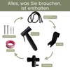 Yunlism Bidet Edelstahl Handbrause Set, Premium Bidet Handbrause, Bidet Sprayer