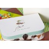 VBS Suitcase, set of 2, cream-coloured cardboard, 23 x 15