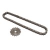 428 17T 17mm Sprocket 428 Drive Chain 60 Links Kit