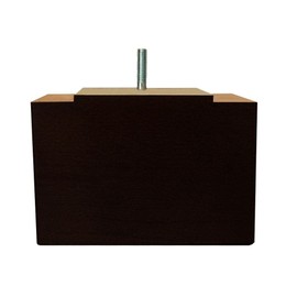 Furniture foot square black wood, height 11 cm (M8), high quality and sustainable wood