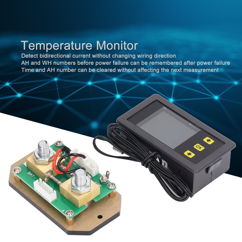Multifunctional Tester Bidirectional Detection Battery Tester for Power Temperature Volt
