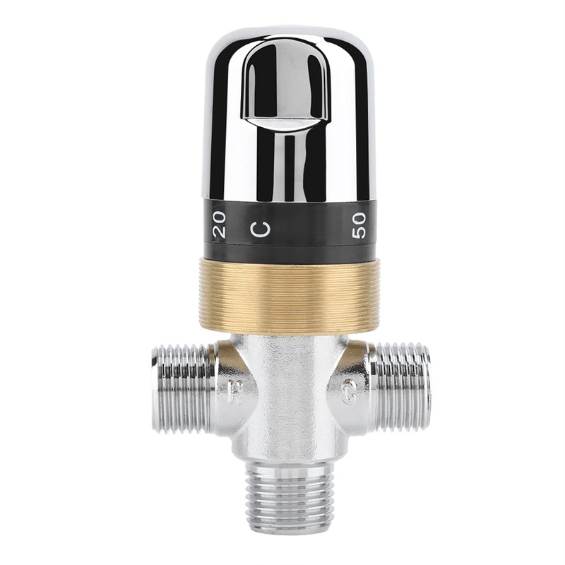 Solid Brass Thermostatic Mixer Valve Thermostatic Control for Water Temperature