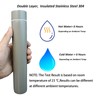 Thermos Flask, Stainless Steel, Super Slim, 25.5 x 4.5 cm,