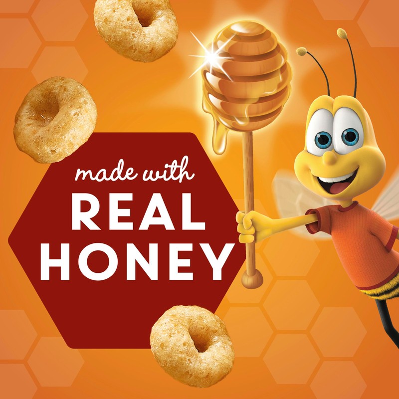 Honey Nut Cheerios Heart Healthy Breakfast Cereal, Gluten Free Cereal