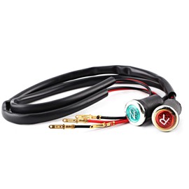 Acouto ATV Neutral Indicator Lights Reverse and Neutral Gear Shifter Indicator Light Red Green Indicator Lights for most Chinese ATV 4 Wheeler Quad