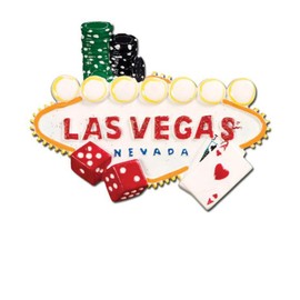 2024 Christmas Tree Ornament for Casino Lovers - Las Vegas Christmas Ornament - Keepsake for Boys & Girls Children