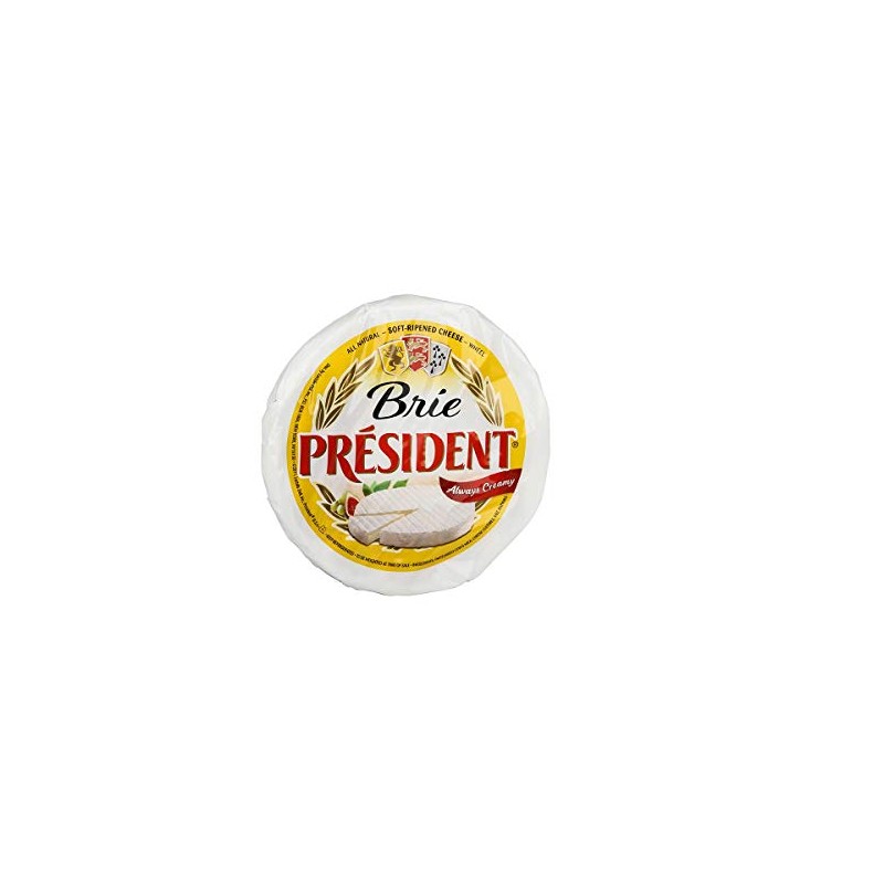 PRESIDENT Brie Double Cream, 1 LB