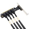PCIE 4.0 to U.2 Adapter Card High Speed PCIE X16