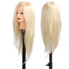 Hair Styling Mannequin Head 85% Real Hair Hairdresser Training Head