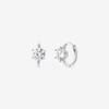 Gold & Deer G-DIA Moissanite 5-part one-touch earrings 1 carat