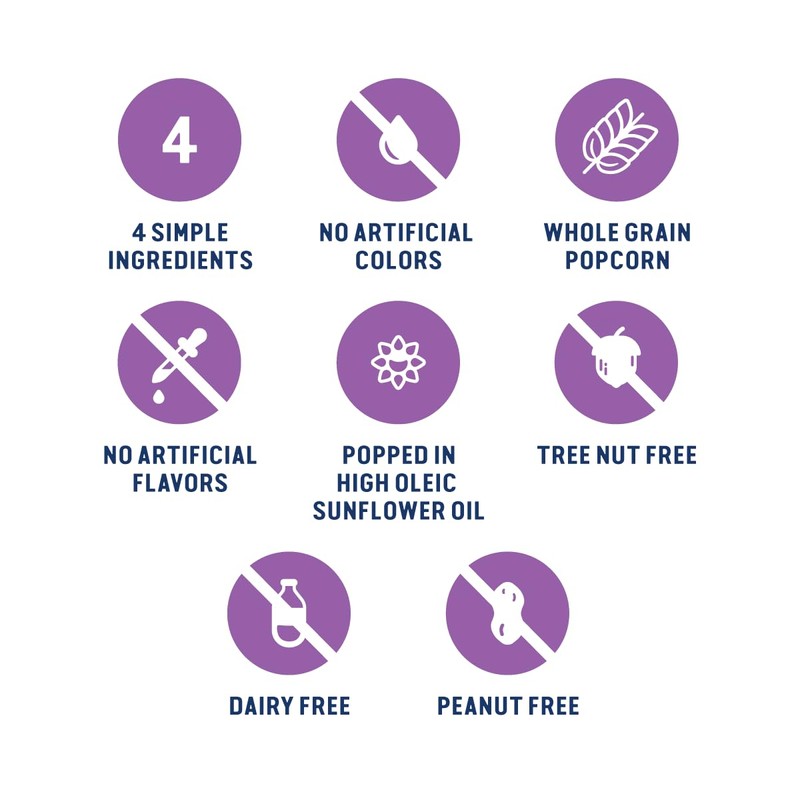 SkinnyPop Popcorn, Sweet & Salty Kettle, Whole Grain, Dairy-Free Snack,