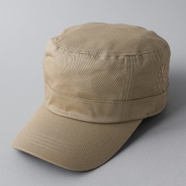 Avirex Custom-made Numbering Embroidered Military Work Cap, 2 Sizes, XL, Large Size, Deep, Men's, Big Size, 24.4 inches (62 cm), Golf Cap, (01) Beige x Beige