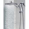 G-Promise All Metal 12 Inch Shower Head with Massage Mode