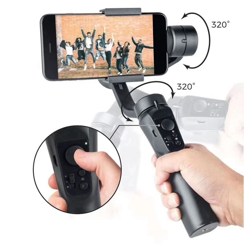 F6 Three‑axis Handheld Gimbal Stabilizer Vlog Live Broadcast Anti‑shake Phone
