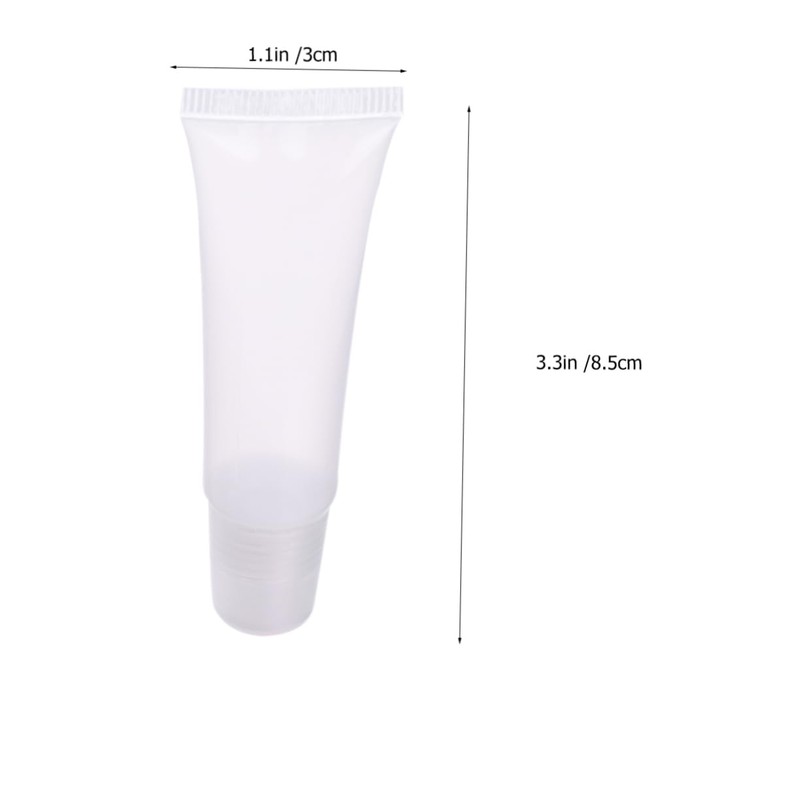 Minkissy 22pcs Refillable Lip Gloss Tubes Lip Balm Hoses for