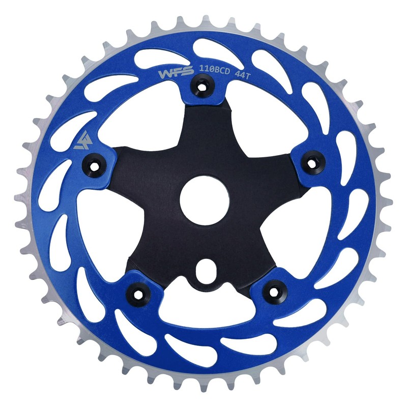 WFS Helix Chainring w/Spider Sprocket 44T 1/8" 110mm BCD 5