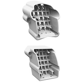 Barrette Outdoor Living Veranda White Extra Premier Rail Stair Bracket Kit