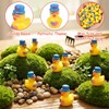 CCINEE 100pcs Patriotic Mini Resin Ducks Bulks, 4th of July