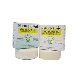 Nature's Aid Balancing Natural Rice Water Shampoo Bar and Conditioner Set
