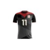 Nishida Volleyball Jersey with #11, White and Red, Japan National