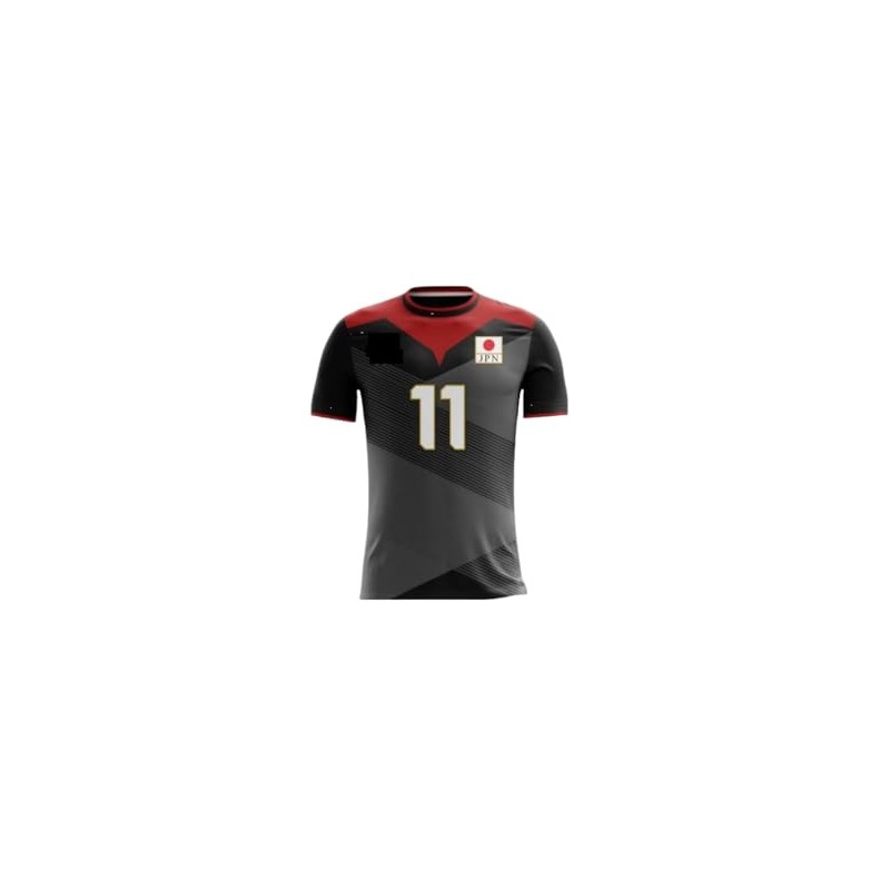Nishida Volleyball Jersey with #11, White and Red, Japan National