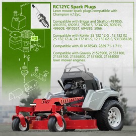 GULUANT 2 Pack Replacement RC14YC Spark Plug for Champion Lawn Mower Models