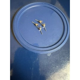 0.25ct Yellow gold round stud earring mounting setting screw bsck post 4 prong