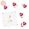 Flash Tattoos CHOCOLATE BOX kids Valentine's Day temporary tattoo |