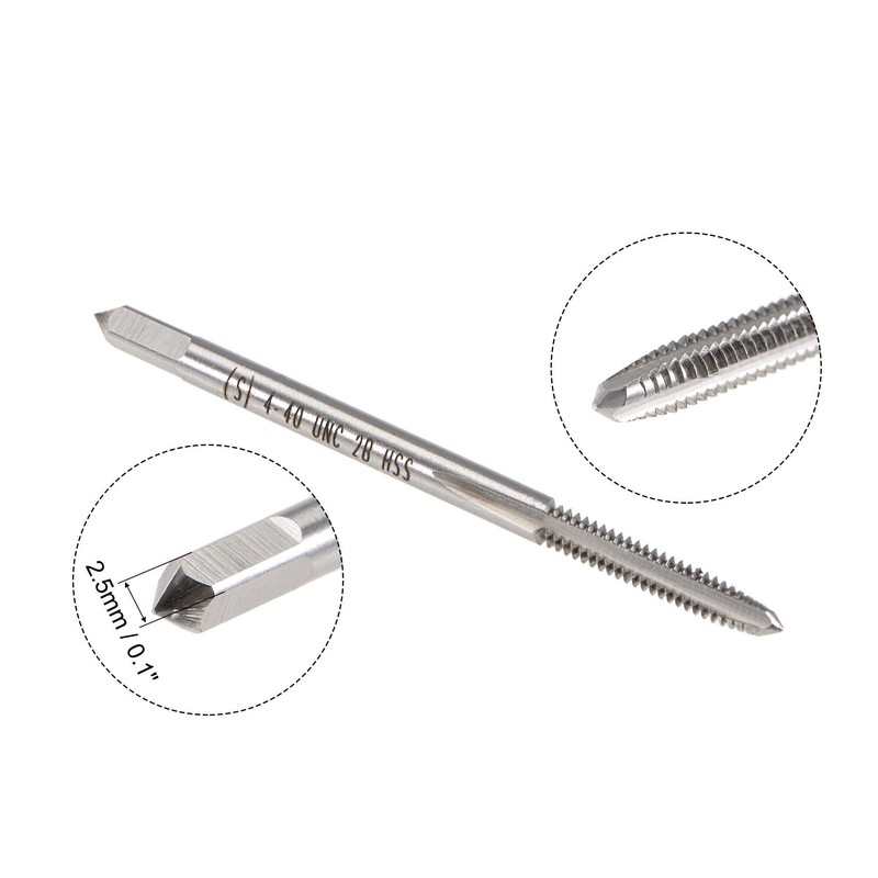 sourcing map 4-40 UNC Tap and Die Set, HSS Machine