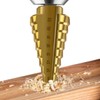 HRLORK Step Drill Bit 4mm-22mm Cone Drill Bits Hole Cutter