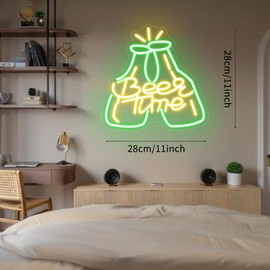 Bar Neon Sign, LED Bar Neon Light Signs, Dimmable Light Up Sign USB Powered for Pub Club Gaming Room Bedroom Man Cave Home Wedding Birthday Party Decor