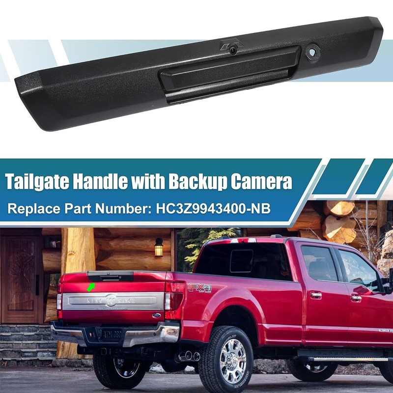 Tailgate Handle with Backup Camera for 2017-2022 Ford F250 F350