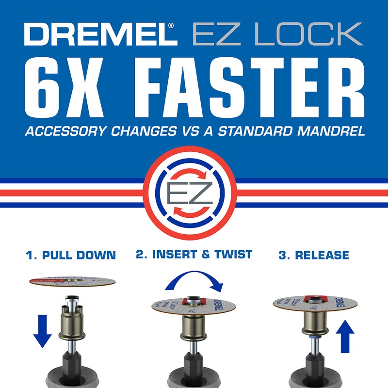Dremel 160-Piece Rotary Tool Accessory Kit with EZ Lock Technology