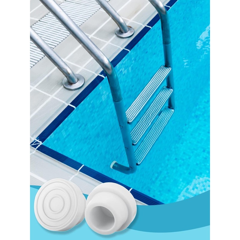 Pack of 2 Pool Ladder Rubber Buffers, Pool Ladder Bumpers,