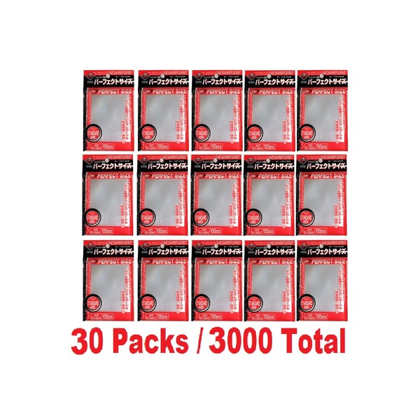 KMC 100 Card Barrier Perfect Size (30 Packs/Total 3000)