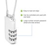 MEIRIYFA Combination Lock 3 Digit Cord Password Padlock Outdoor Waterproof