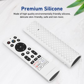 JCMOYUTY Silicone Remote Case for Hisense U8 TV Remote, ERF3A90,U7G U9G Series 4K ULED Remote Skin, Glow Green