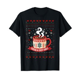 Cocoa Cozy Vibes Hot Chocolate Fall T-Shirt
